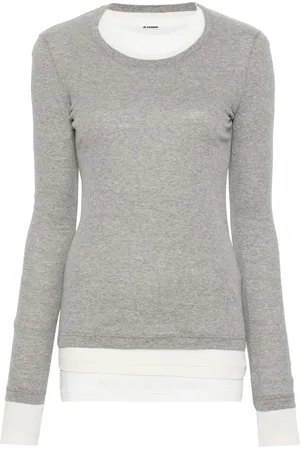 Jil Sander Lot de trois t-shirts nervurés