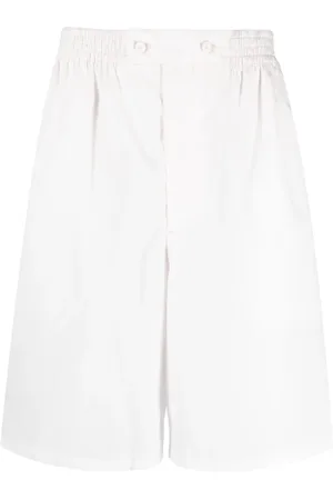 Prada Short en popeline à patch logo