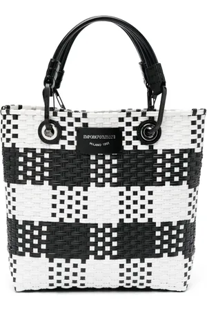 Emporio Armani Sac cabas MyEA à carreaux