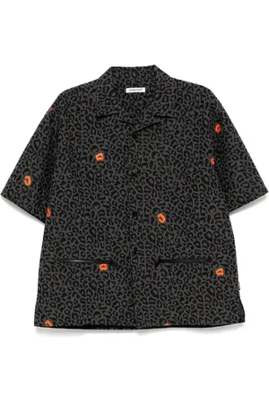 UNDERCOVER Chemise à motif léopard