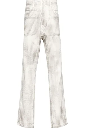 Kanghyuk Pantalon droit à imprimé abstrait