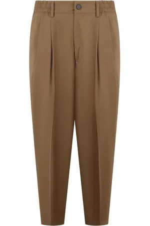 LOW BRAND Pantalon en laine vierge à coupe droite