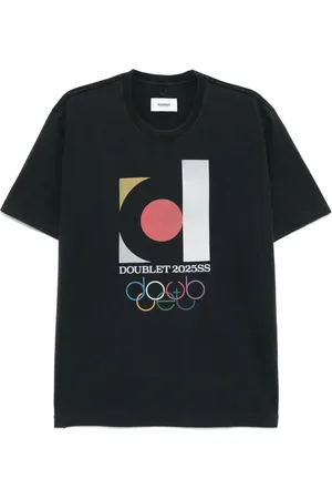 DOUBLET T-shirt à imprimé graphique