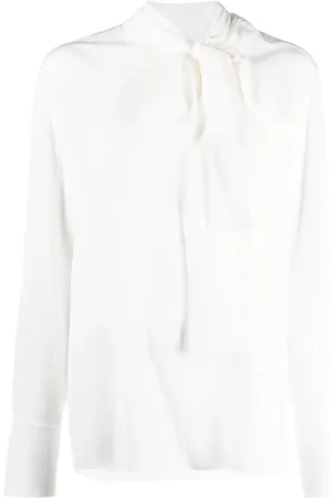 Givenchy Blouse en soie à col lavallière