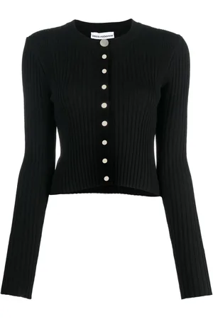 Paco rabanne Cardigan en maille à design nervuré