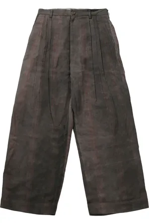 ZIGGY CHEN Pleated wide-leg trousers