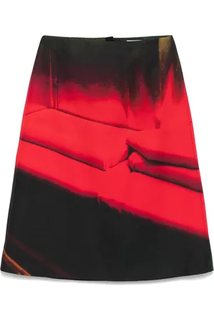 Jil Sander Jupe mi-longue imprimée