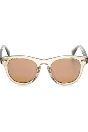 Oliver Peoples Lunettes de soleil Rorke à monture transparente
