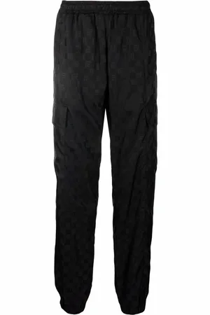 MISBHV Pantalon à motif monogrammé
