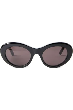 Balenciaga Lunettes de soleil à plaque BB