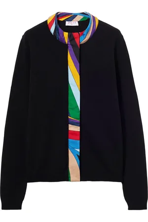 Puccini Cardigan à bords multicolores