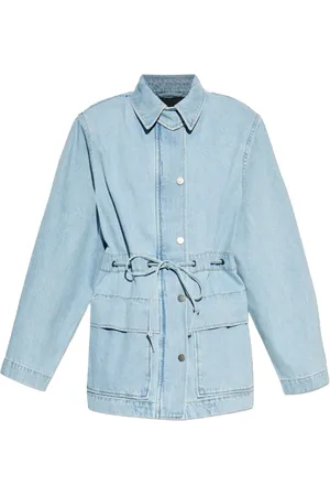 ROTATE Veste en jean à taille ceinturée