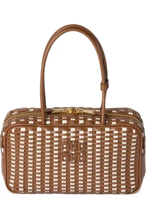 Miu Miu Sac à main Bea à effet tressé