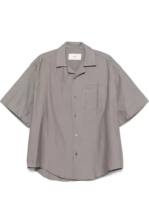 Ami Chemise en coton à manches courtes
