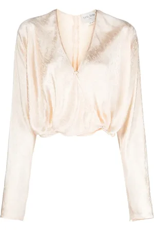FORTE FORTE Blouse crop en satin