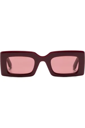 Alexander McQueen Lunettes de soleil rectangulaires Bold