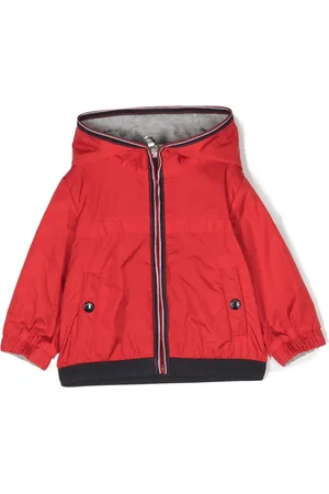 Moncler Veste rayée à capuche