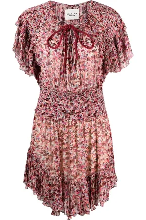 Marant Etoile Robe Florise à imprimé abstrait