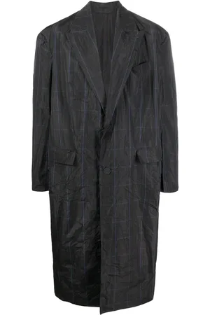 Balenciaga Trench à imprimé Prince de Galles