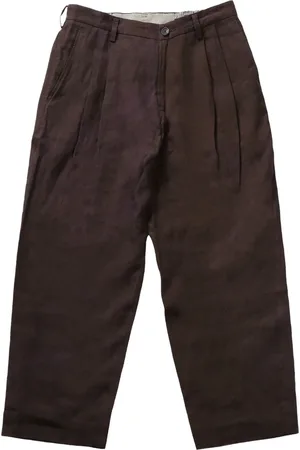 ZIGGY CHEN Pleated linen trousers