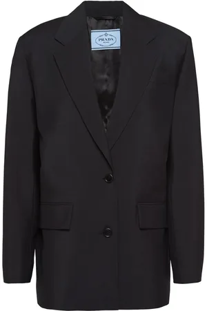 Prada Veste en mohair à simple boutonnage
