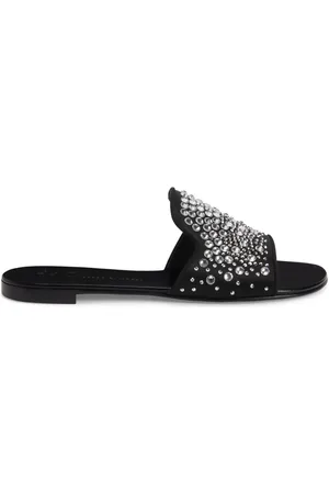 Giuseppe Zanotti Claquettes Andromedha à ornements strassés