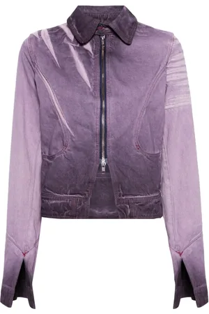 Masha Popova Veste en jean à col pointu