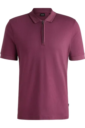 HUGO BOSS Polo à fermeture zippée