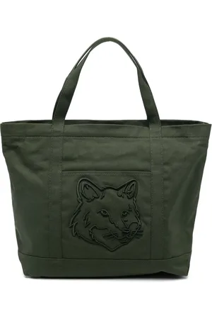 Maison Kitsuné Grand sac à main à motif Fox Head