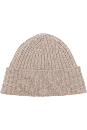 N.PEAL Bonnet en maille épaisse nervurée