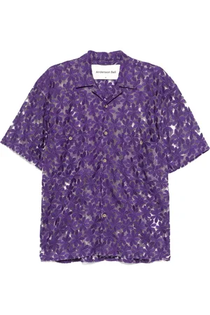 Andersson Bell Chemise transparente à fleurs brodées