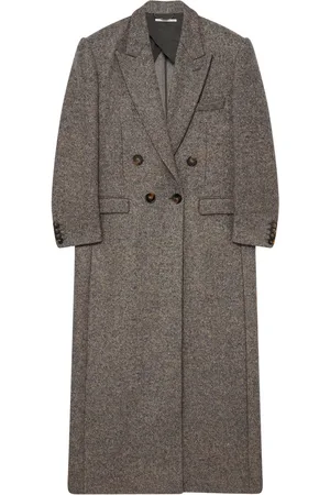 Stella McCartney Manteau long à boutonnière croisée