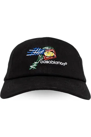 Casablanca Casquette en coton à logo brodé