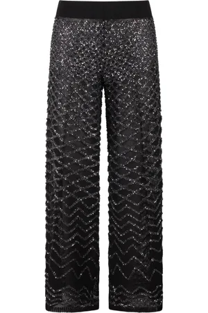 CIRCUS HOTEL Pantalon ample à sequins