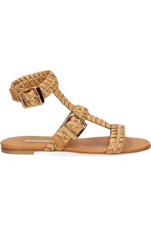 Casadei Sandales plates à bride tressée