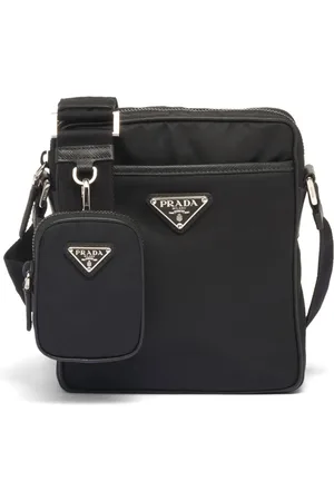 Prada Sac porté épaule Brique
