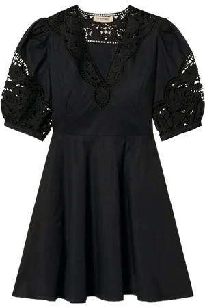 Twin-Set Robe courte à détails en dentelle