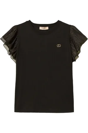 Twin-Set T-shirt à manches volantées