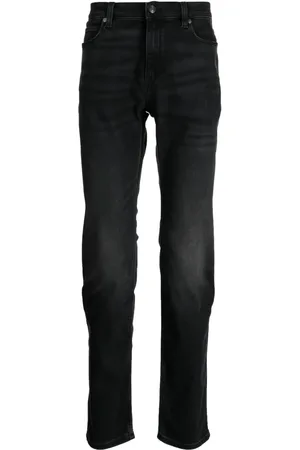 HUGO BOSS Jean droit à patch logo