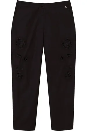 Twin-Set Pantalon à broderie anglaise