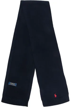 Ralph Lauren écharpe en laine à logo brodé