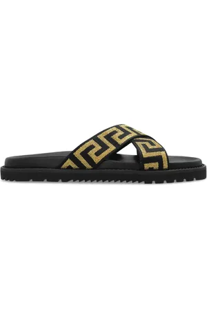 VERSACE Claquettes à ornements Greca
