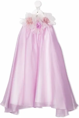 LA STUPENDERIA Robe évasée à fleurs appliquées