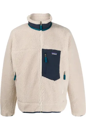 Patagonia Veste zippée en peau de peau de mouton retournée