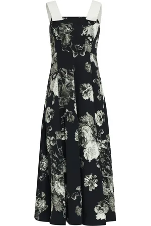 Gloria Coelho Robe mi-longue English Garden