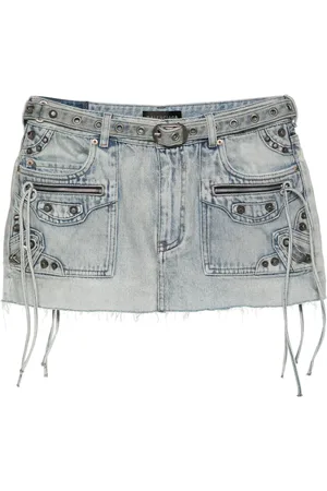 Balenciaga Minijupe Cagole en jean