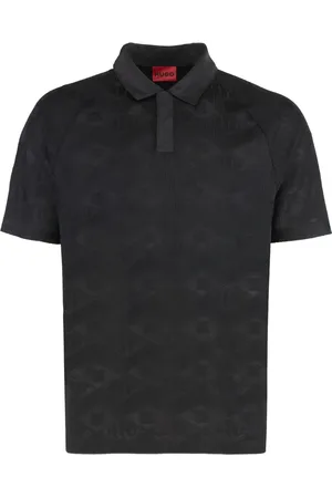 HUGO BOSS Polo à motif géométrique