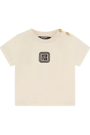 Balmain T-shirt à logo imprimé