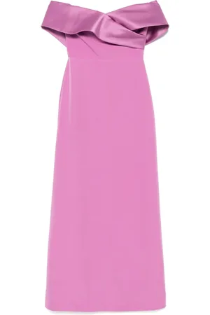RHEA COSTA Robe longue à épaules dénudées