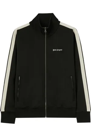 Palm Angels Veste zippée à logo brodé